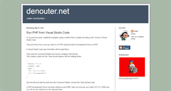 Desktop Screenshot of blog.denouter.net