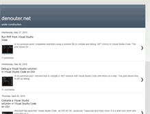 Tablet Screenshot of blog.denouter.net